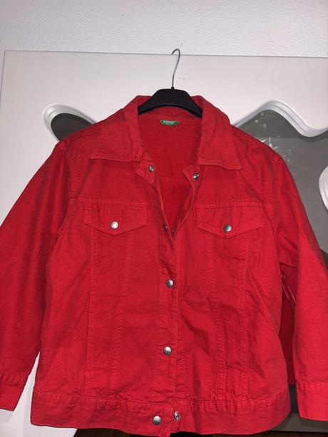 Riflová bunda benetton m, benetton,m