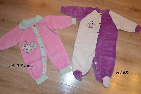 Jarný balík oblečenia + vetrovka, veľ. 68-74, 68–80