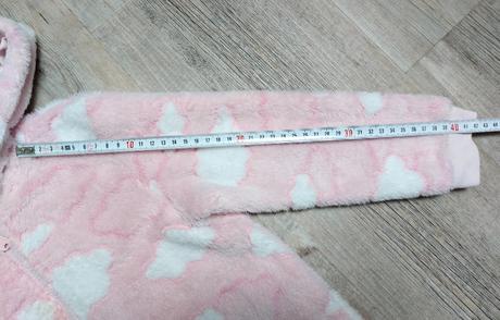 Rúžový flísový overal, c&a,110
