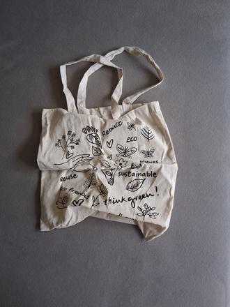 Eko taška veľká kabelka shopper ako nová, 