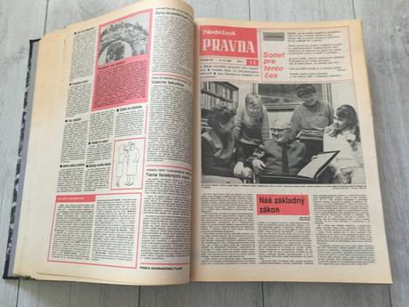 Nedeľná pravda 53 čisel, rok 1986 (zviazaný),