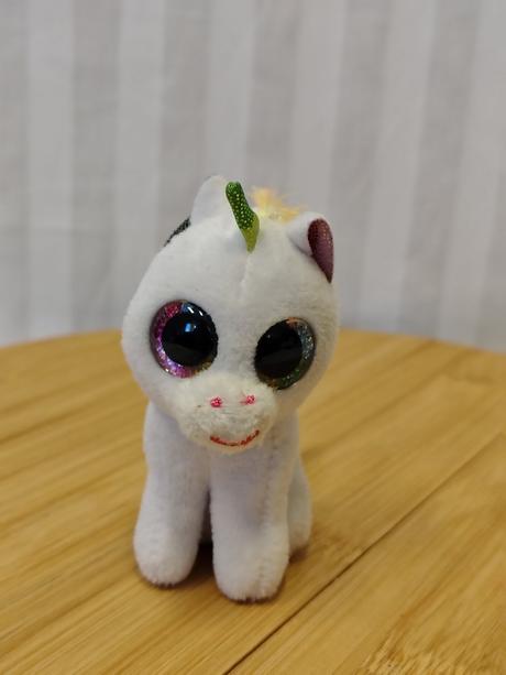 Plyšová kľúčenka jednorožec pixy, ty beanie boos,