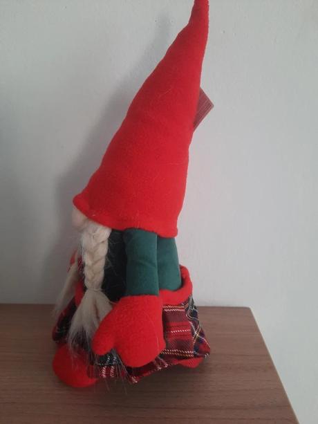 Vianočný škriatok - dievčatko 32cm,