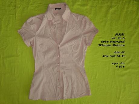 Blúzka sisley (xs-s), sisley,s