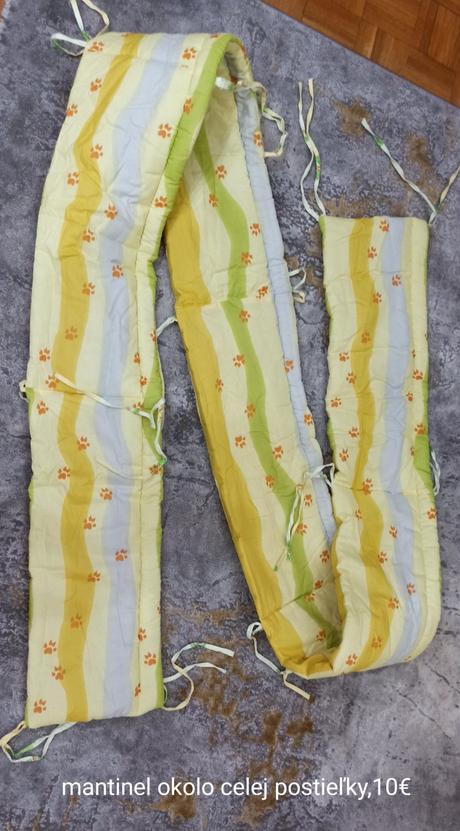 Mantinel do postieľky, šírka (cm): 60,dĺžka (cm): 120