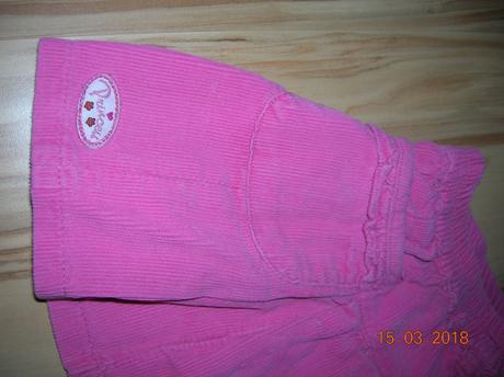 Menčestrová suknička na 2 - 3 roky, 98