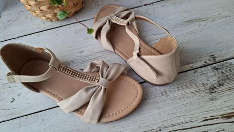 Sandálky - béžové, 36