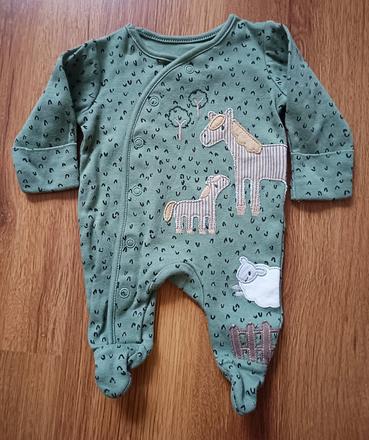 Pyžamko dupačky, nutmeg,56