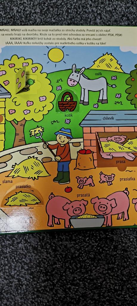 Predám otváraciu  knižku pre najmenších, 