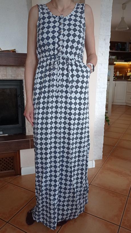 Maxi šaty gombiky, lyocell (tencel), esmara,34