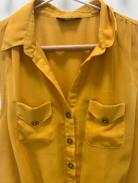 Letné horčicové šaty f&f, f&f,s