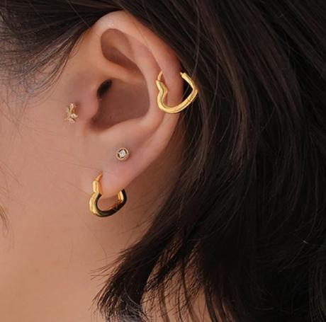 Náušnice srdiečka,