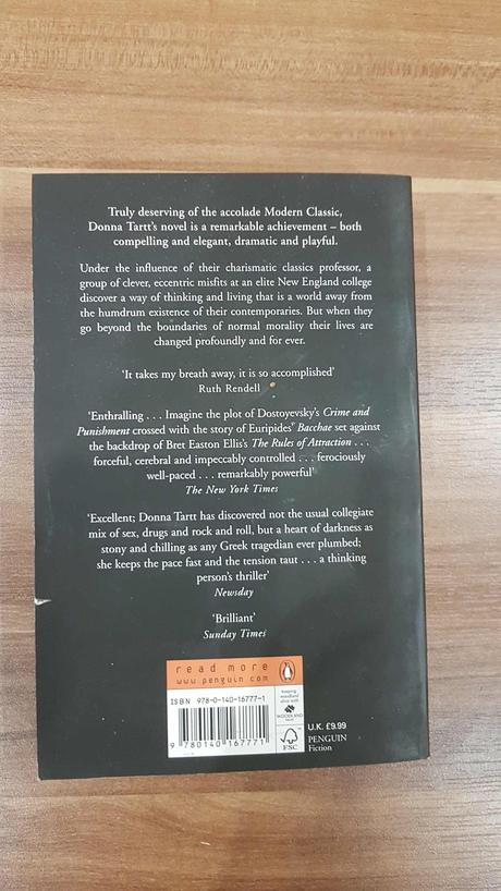 The secret history - donna tartt, 