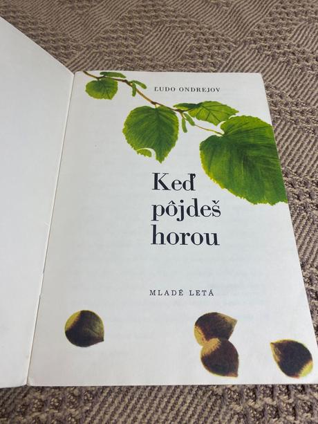 Krásna stará retro mini knižka keď pôjdeš horou,