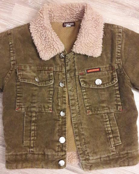 Menčestrová bundička darujem k nákupu, 98