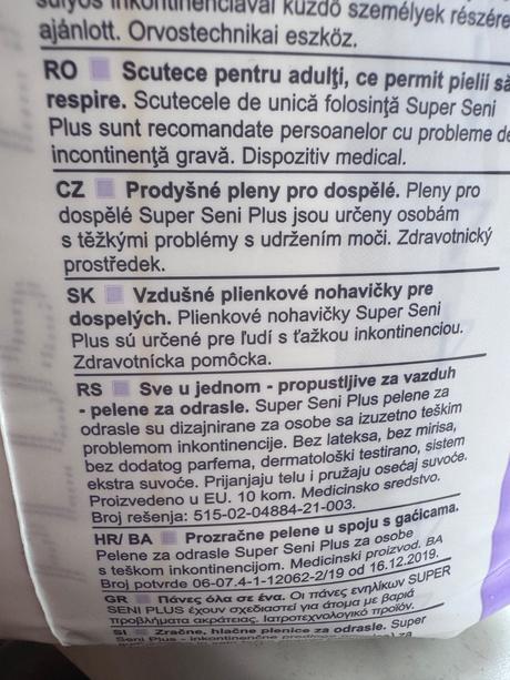 Super seni plus xl 4 plienkové nohavicky,