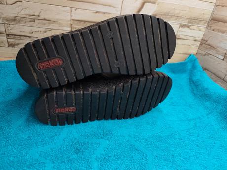 Rieker 37 - dámske členkové čierne zateplené topán, rieker,37