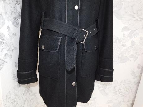 Damsky trendy vlneny kabatik, 38