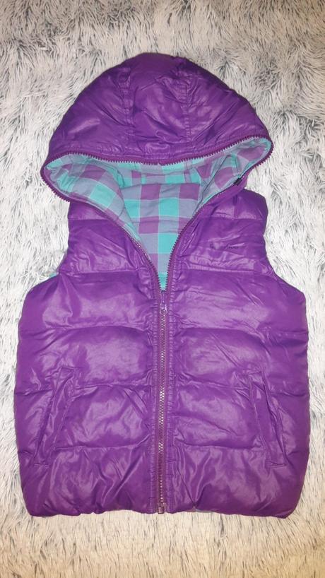 Teplá obojstranná vesta 110/116, quechua,110