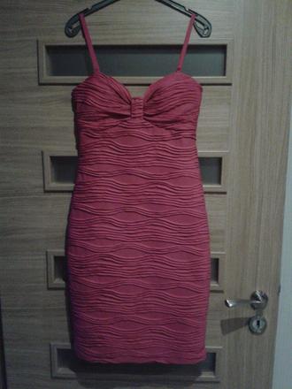 Cyklamenove saty velkost 36, 36