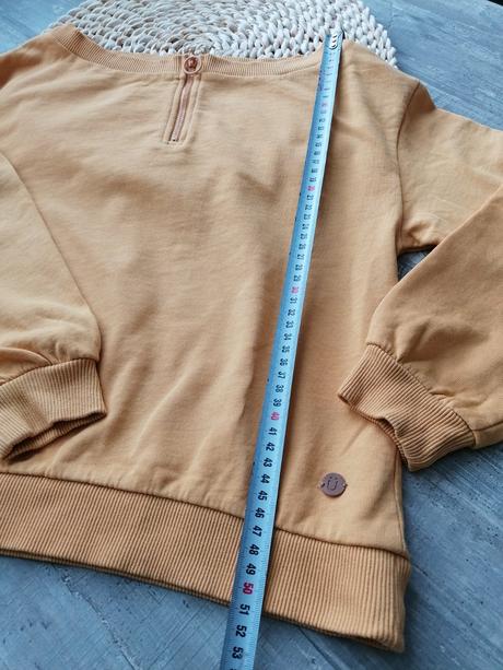 Mikina oversize 146-152 horčicová, 146