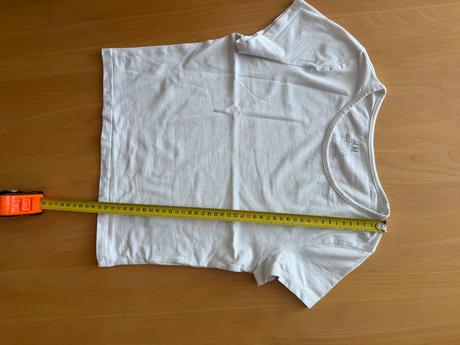 Basic biele tricko h&m, h&m,164
