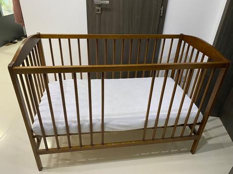 Detská postielka s matracom, šírka (cm): 65,dĺžka (cm): 120