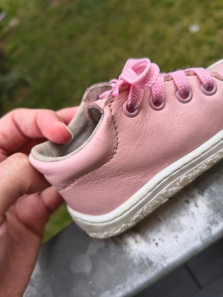 Kožené topánky pre prvé kroky zn.rak veľ.19, rak,19