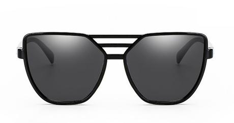 Trendy dámske slnečné okuliare pilotka - čierna, 