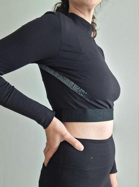 Športový crop top h&m, h&m,m