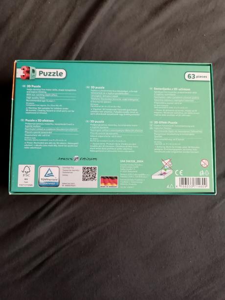 3d puzzle so zvieratkami,