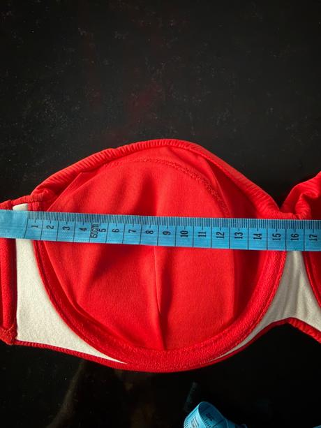 Bikini victorias secret 80c/m top stav červené, victoria's secret,m