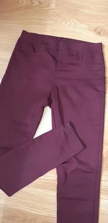 Bordové jegginsy 25/xs, xs