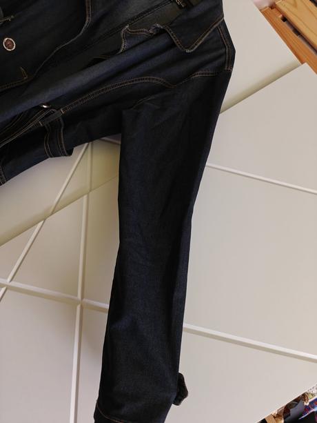 Dámsky tenký riflový kabát, l