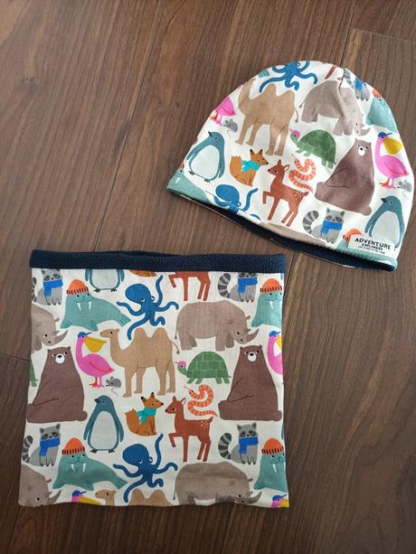 Set ciapka a tunel h&m vel. 92/104, h&m,98