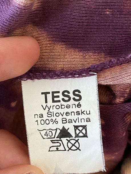 Batikované tričko tess, m