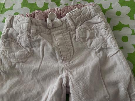 Nohavice zateplené 18-24 mes., h&m,92