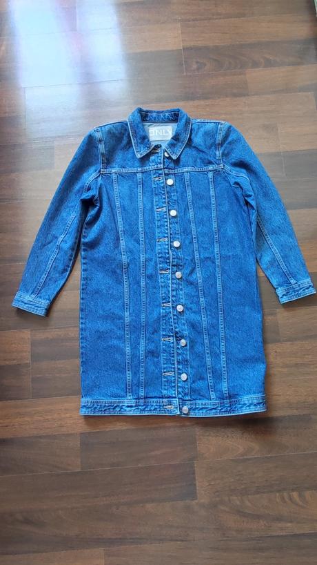 Rifľová bunda dlhá, only,s