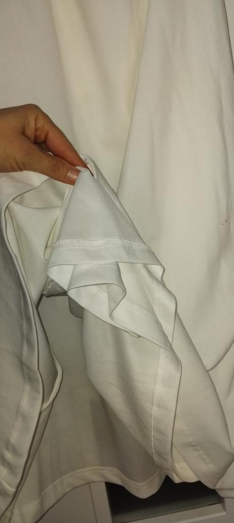 Krémové šaty zo spodničkou, xs