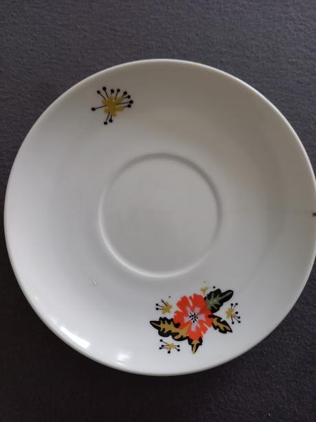 Retro dezertné tanieriky - 3 ks,