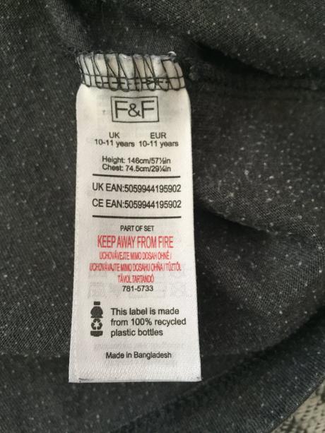 Chlapcenske pyzamo 10-11 rokov, f&f,146