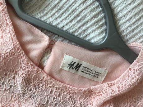 Čikované šaty 134/140, h&m,134