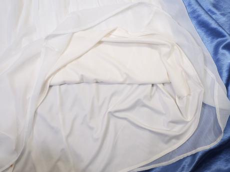 Dlhé biele letné šaty, 40