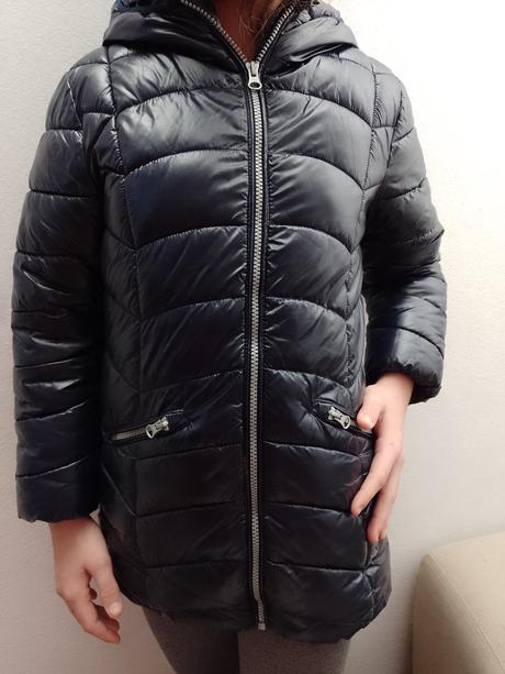 Dievčenská značková zimná bunda na 7-8 rokov, next,128