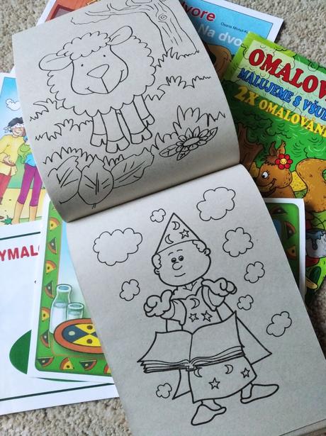 Omaľovánky - rôzne,
