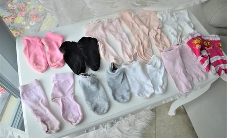 10 párov ponožiek-23/26, 23