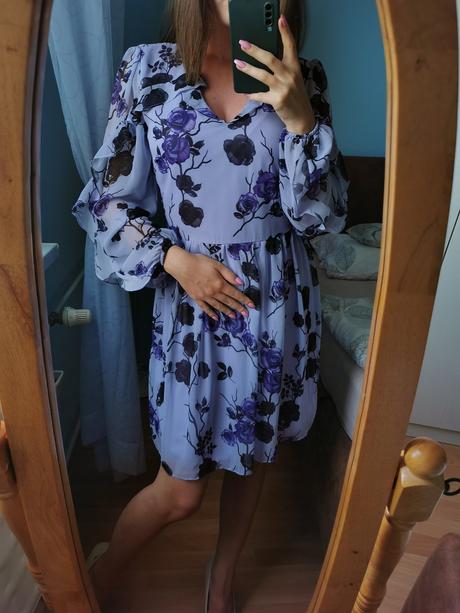 Fialové šaty, 36 / s