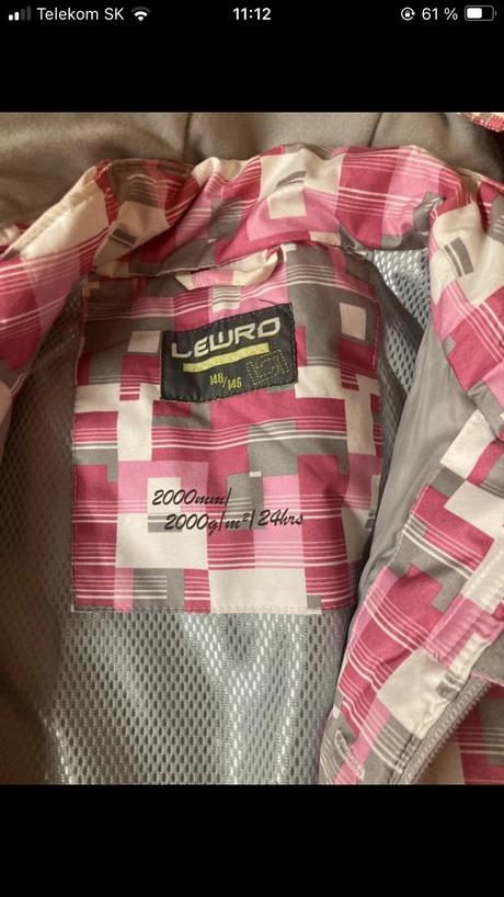 Lyžiarská bunda, lewro,146