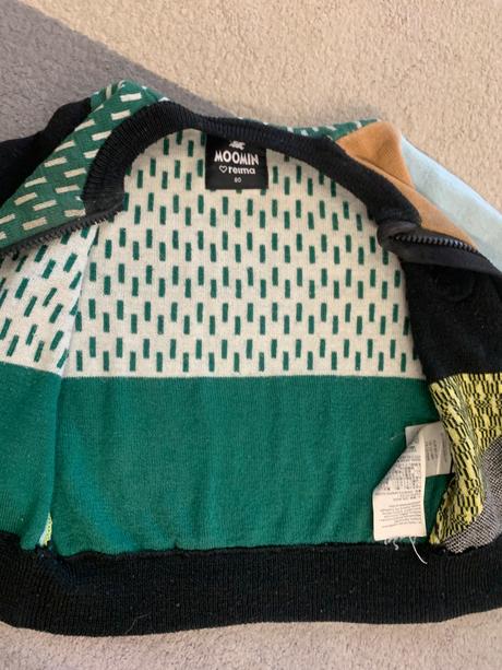 Reima moomin merino sveter 80-86 limitovaná edícia, reima,80