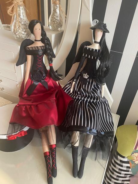 Tilda anjel dáma dekorativna bábika-63 cm, 